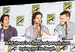 jamiefrasar:  Kit Harington on his sex scene on Game of Thrones at SDCC. 