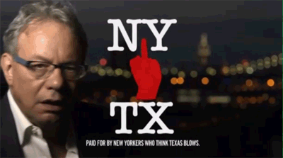 mediaite:  The Daily Show’s Lewis Black And New Yorkers Have A Message For Rick Perry And Texas