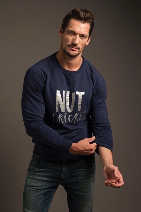 officialdavidgandy:   David Gandy getting into the season of giving by designing this wonderfully cheerful holiday jumper for Selfish Mother to support Save the Children UK. The jumper is exclusively sold at TheFMLYStore.com for Christmas Jumper Day.