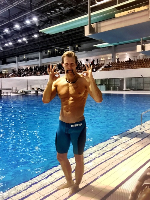 eriksteinhagenswimmer:I won two times Gold medals about 50m and 100m Breaststroke at the championshi