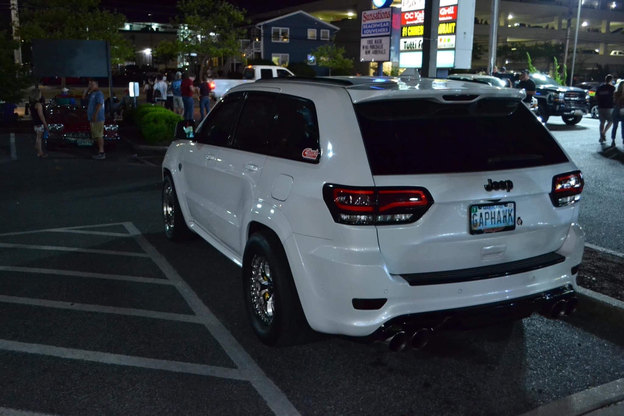My buddy Adams 1000+ hp trackhawk at cruisin week OCMD 