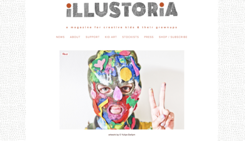 I did a little interview with Illustoria Magazine where you can exclusively see a photo of tomatoes 