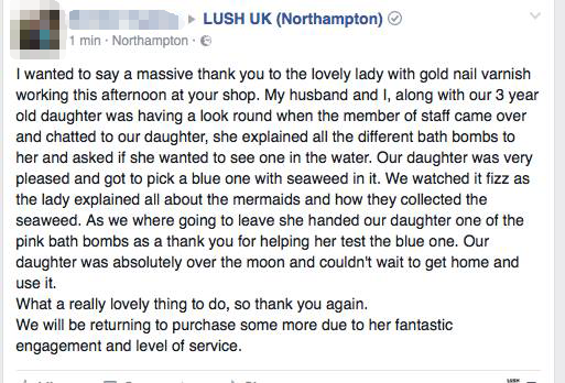 brilliancetheory:A customer left this review about me today and I’m kind of sort