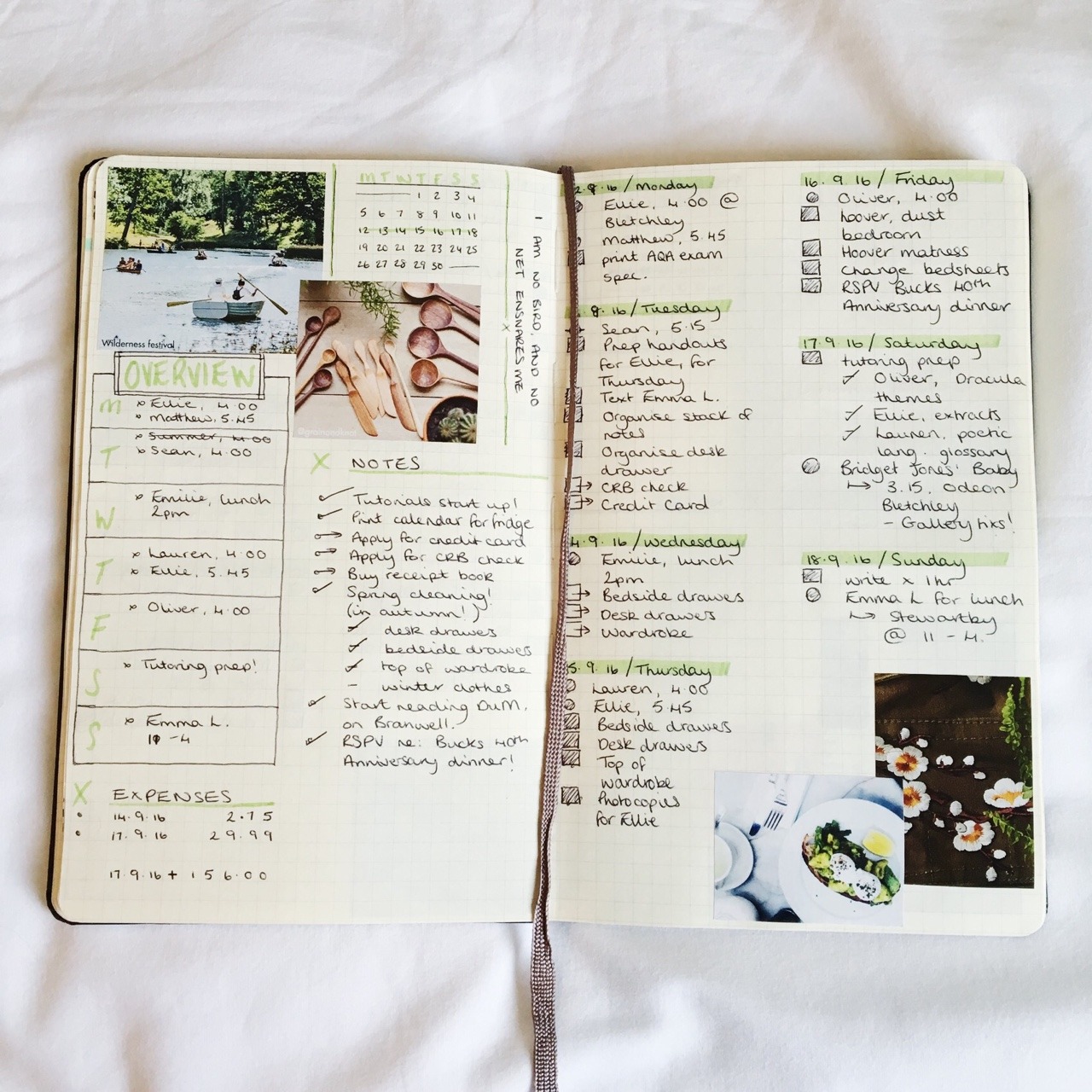 20.09.16 / Tuesday Last week’s spread was so...