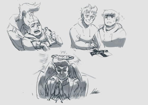 noenee: doodles and @dditjmej angel tord