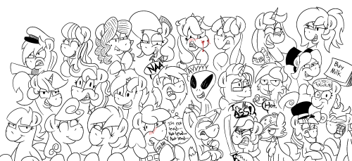 cowsrtasty:  Holy shit, I went up 25 followers in about 2 weeks. I don’t have the energy to do a bunch of requests again, so I felt that it would be nice to extend my thanks to many of the other artists that have helped and encouraged me. Keep reading