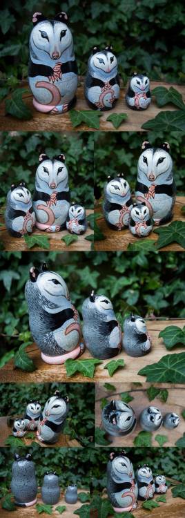 artofmaquenda:  Nesting dolls I’ve made <3The dragons are for sale: https://www.etsy.com/listing/786730457/dragon-nesting-dolls-matryoshka-set?ref=shop_home_active_4&frs=1