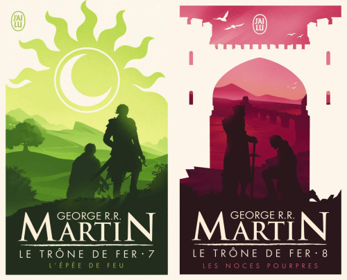 evamarlo: The Beautiful French Paperback Covers for the A Song of Ice and Fire Novels Le T