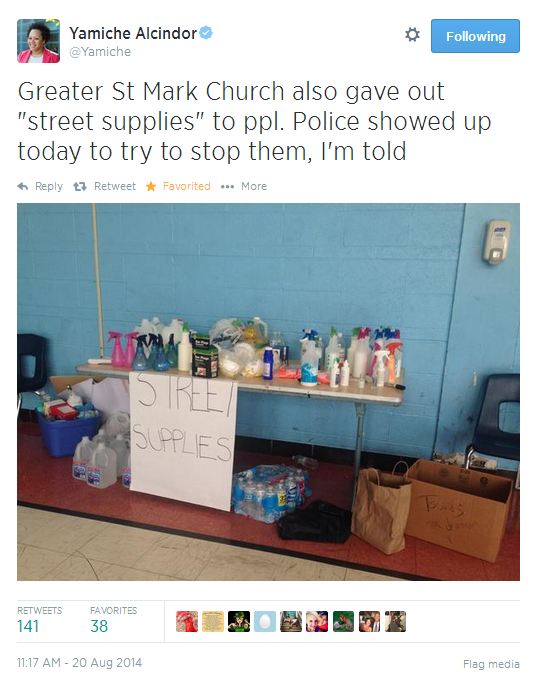 mohala-sumiko:  this morning, police raided Greater St. Mark school/church in Ferguson,