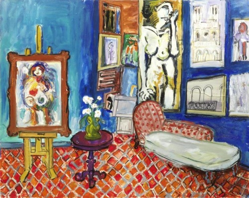 dappledwithshadow:  Carlos Nadal (1917 - 1998)see how many other artists/paintings you can pick out