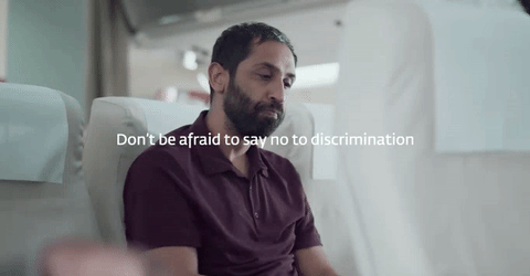 the-movemnt:  Royal Jordanian Airlines’ compelling ad shows what it’s like to be Arab on an airplane follow @the-movemnt 