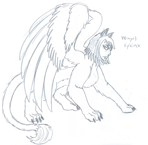 tyrantisterror:Bicorns, aka Sphinxes and ManticoresMediterran Sphinx - one of the first chimera