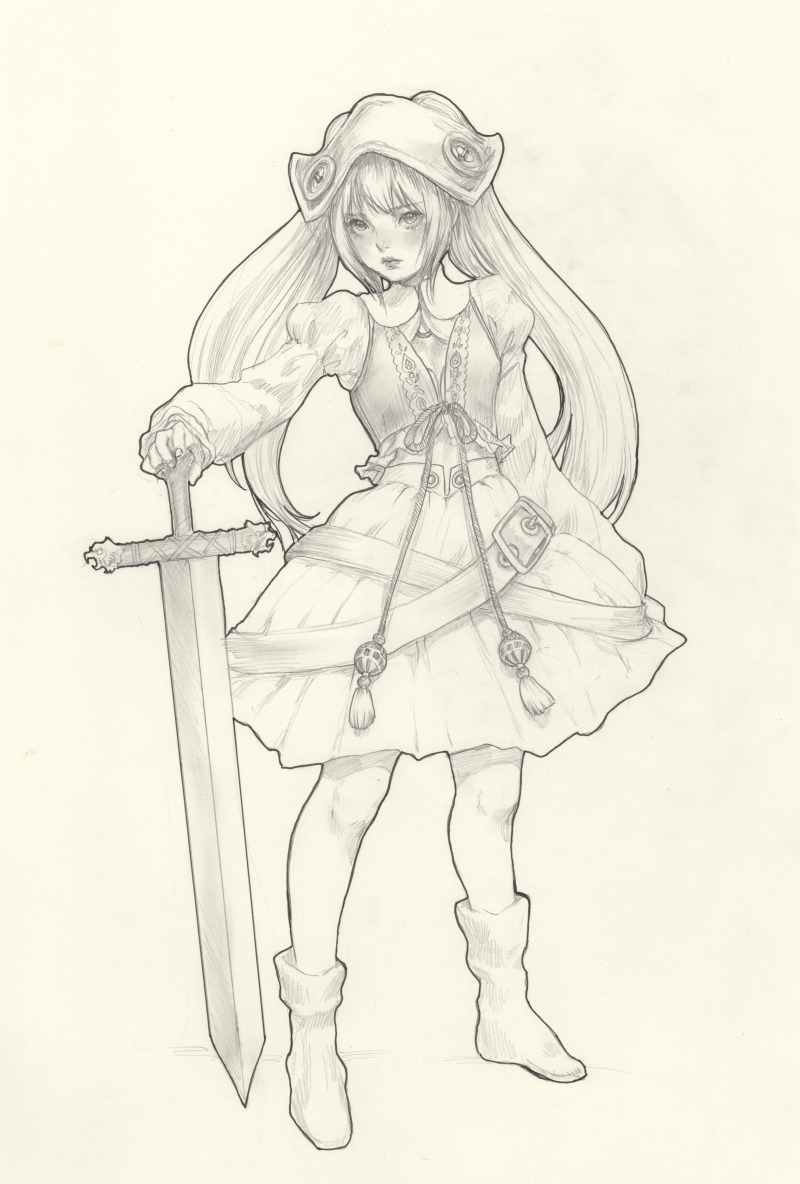 yasahime:  drawings on storenvy 