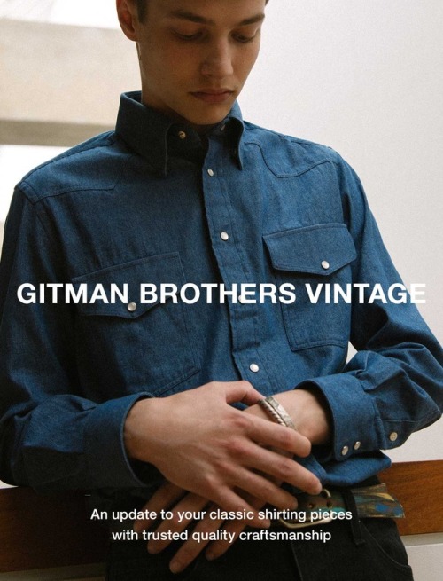 gitman vintage denim shirt