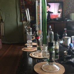 weedporndaily:  Two bowls one lung, popper,