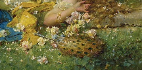 die-rosastrasse:Hans ZatzkaAustrian, 1859-1945Venus and Cupid (details)