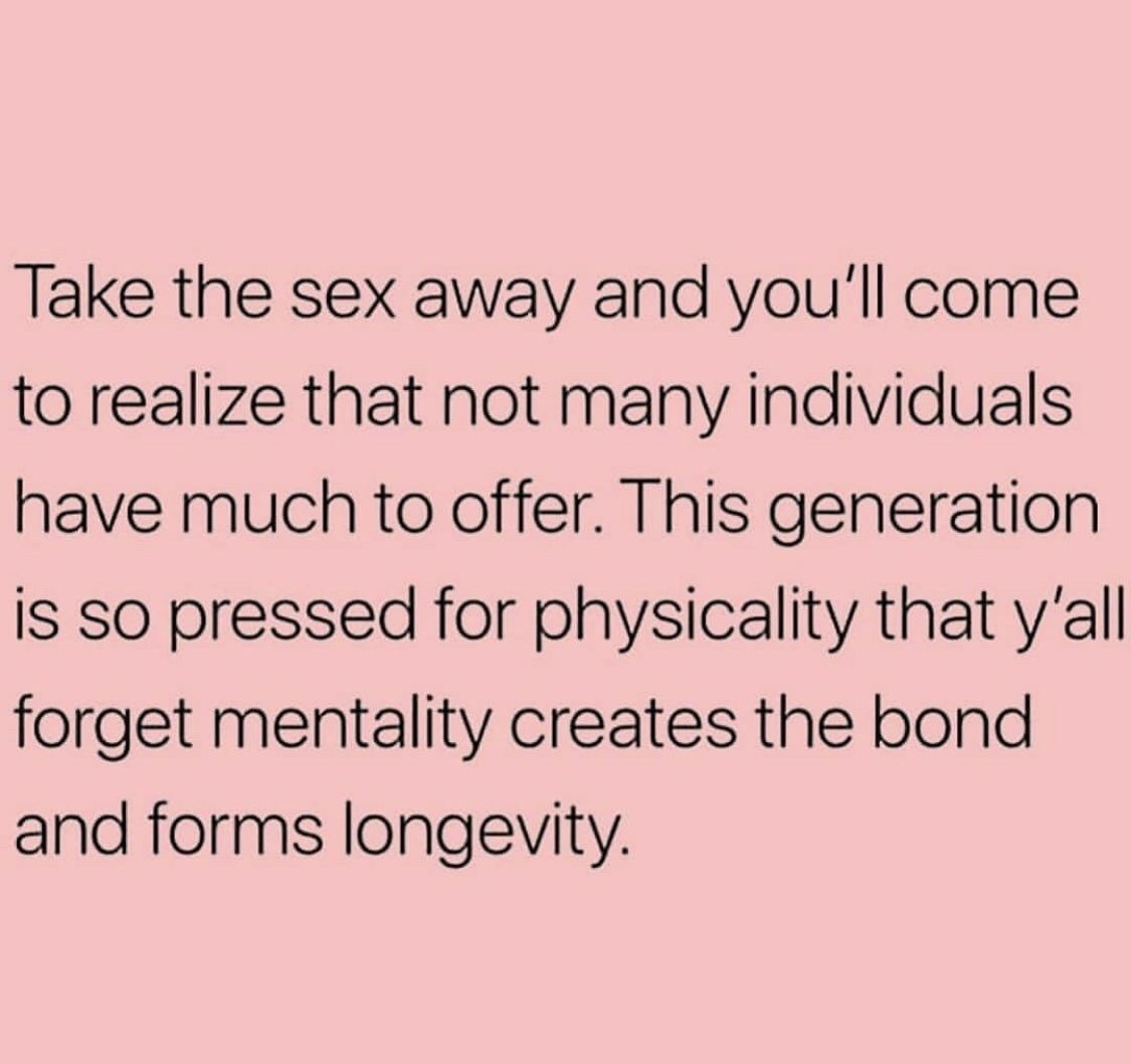 rrh90-2:  anicklebittome:  Take the sex away   Connection and intimacy beyond the