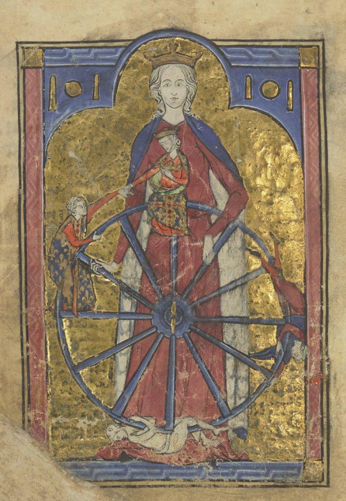Bibliothèque nationale de France, Département des manuscrits, Français 2186 f2v (Fortuna).Li Romanz 
