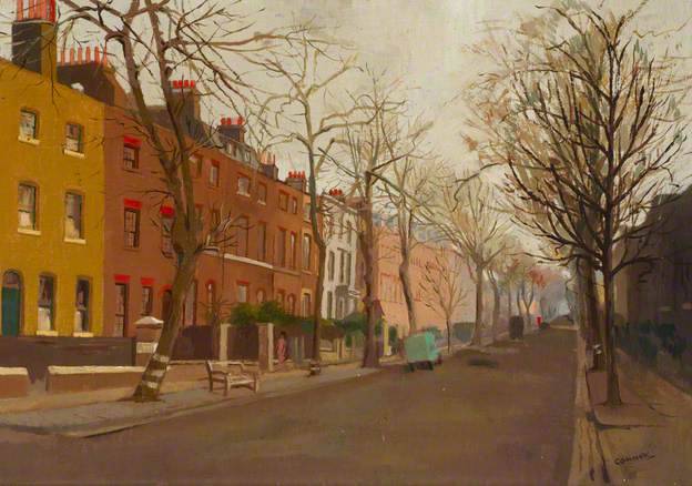 Camberwell Grove in Midwinter by Joan Vernon Connew 1952
From the Southwark Art Collection