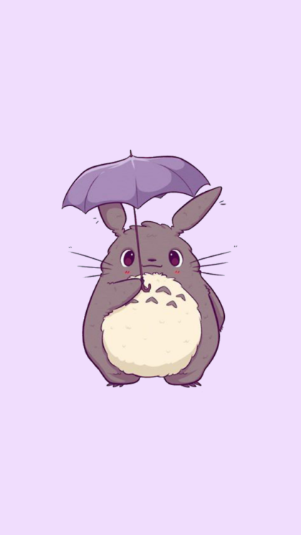 cupcakesandrainbowsxoxo:Ghibli lockscreens  Art by Naomi Lord