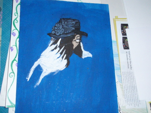 *points Up* This Is The Front Of The Sketchbook Ive Been Carrying Around With Me For About 1 To 2 Years