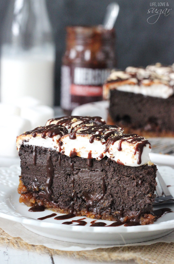 sweetoothgirl:  S'mores Cheesecake  