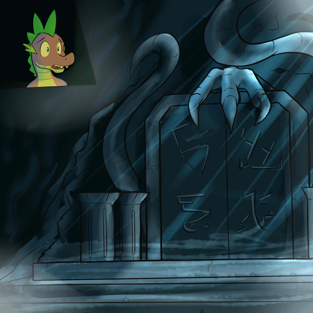 Spike’s Quest - Chapter 7[P 185] [P 186]While setting up booby traps and gathering