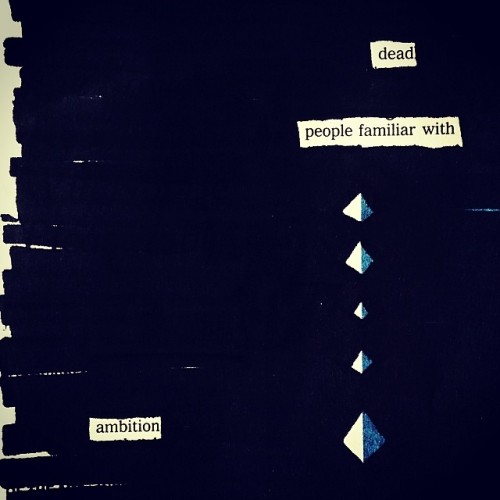 newspaperblackout: Newspaper blackouts by Austin Kleon