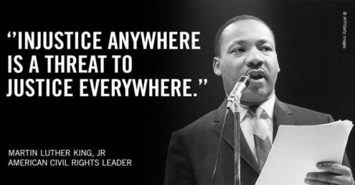 “Our lives begin to end the day we become silent about things that matter.” -Martin Luth