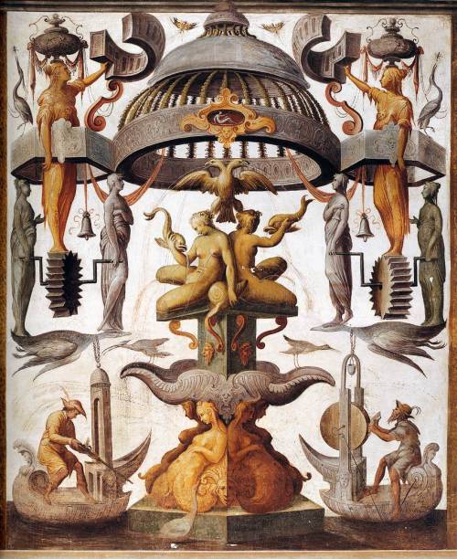 centuriespast: BAGLIONE, CesareGrotesquesc. 1588FrescoSalone, Rocca Meli Lupi, Soragna