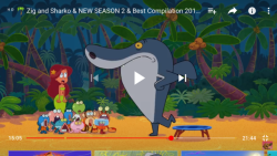 In season 2 of Zig and Sharko, Sharko is now shown wearing briefs. In this episode, he is wearing tighty whities.