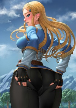 princess-knightmikan:Zelda from Breath of the Wild Artist: Lasterk