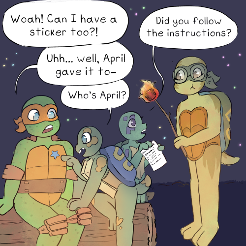 @tmnt-fandom-family-reunion @itzzaira And @orangepawn39 :DD