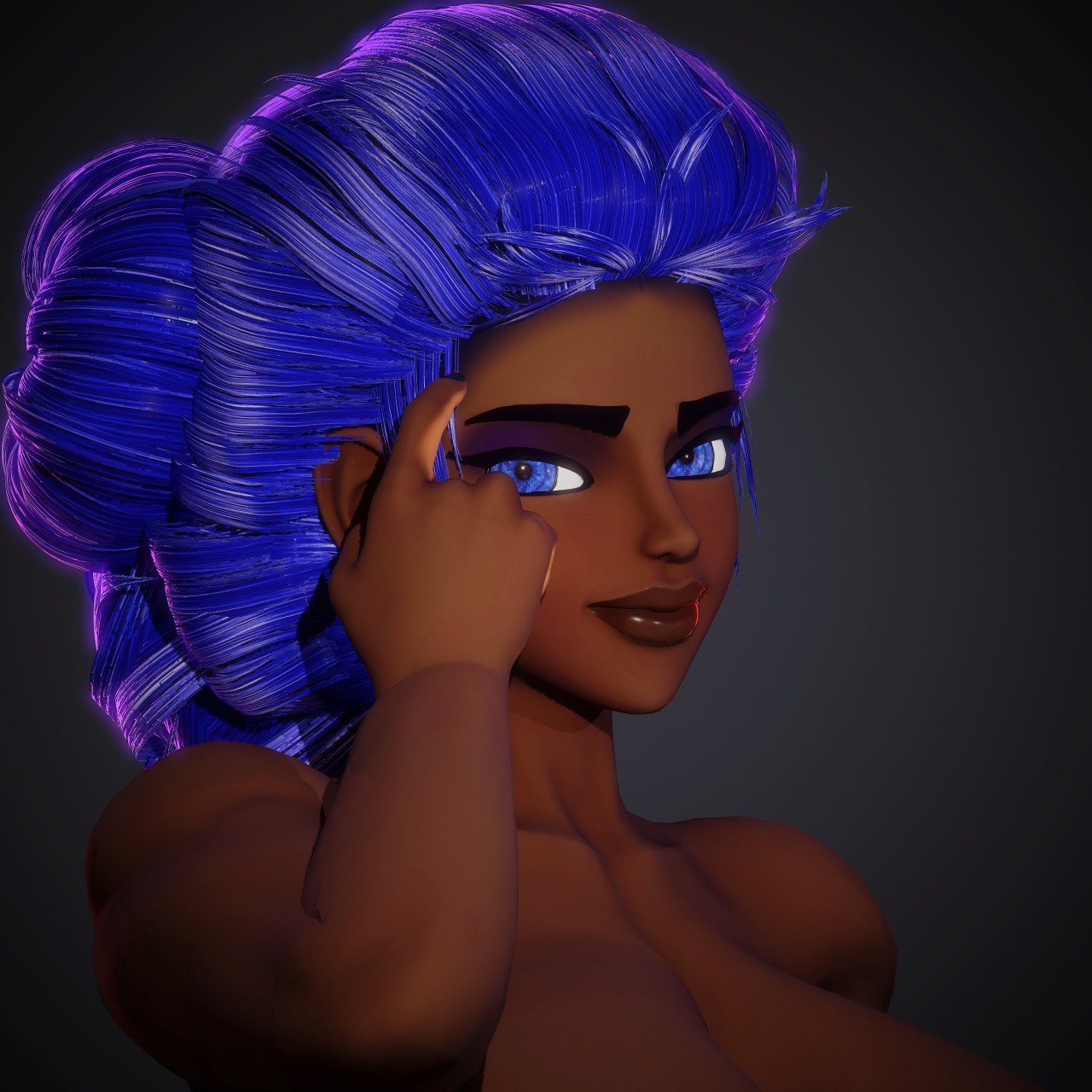 endlessillusionx:  Why Spend 1 hr rendering in blender when you can get better results