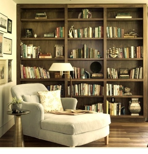 Austin Living RoomExample Of A Large, Modern Living Room With A Brick Fireplace, White Walls, And A Dark
