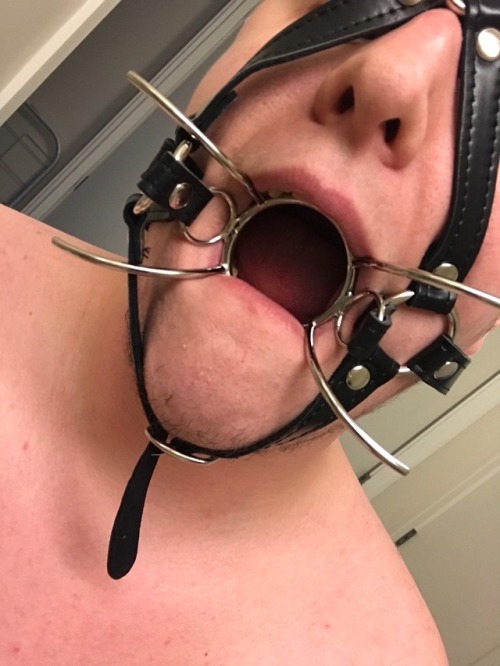 Got myself a new little spider gag. Who wants to come break it in with me and help me get rid of tha