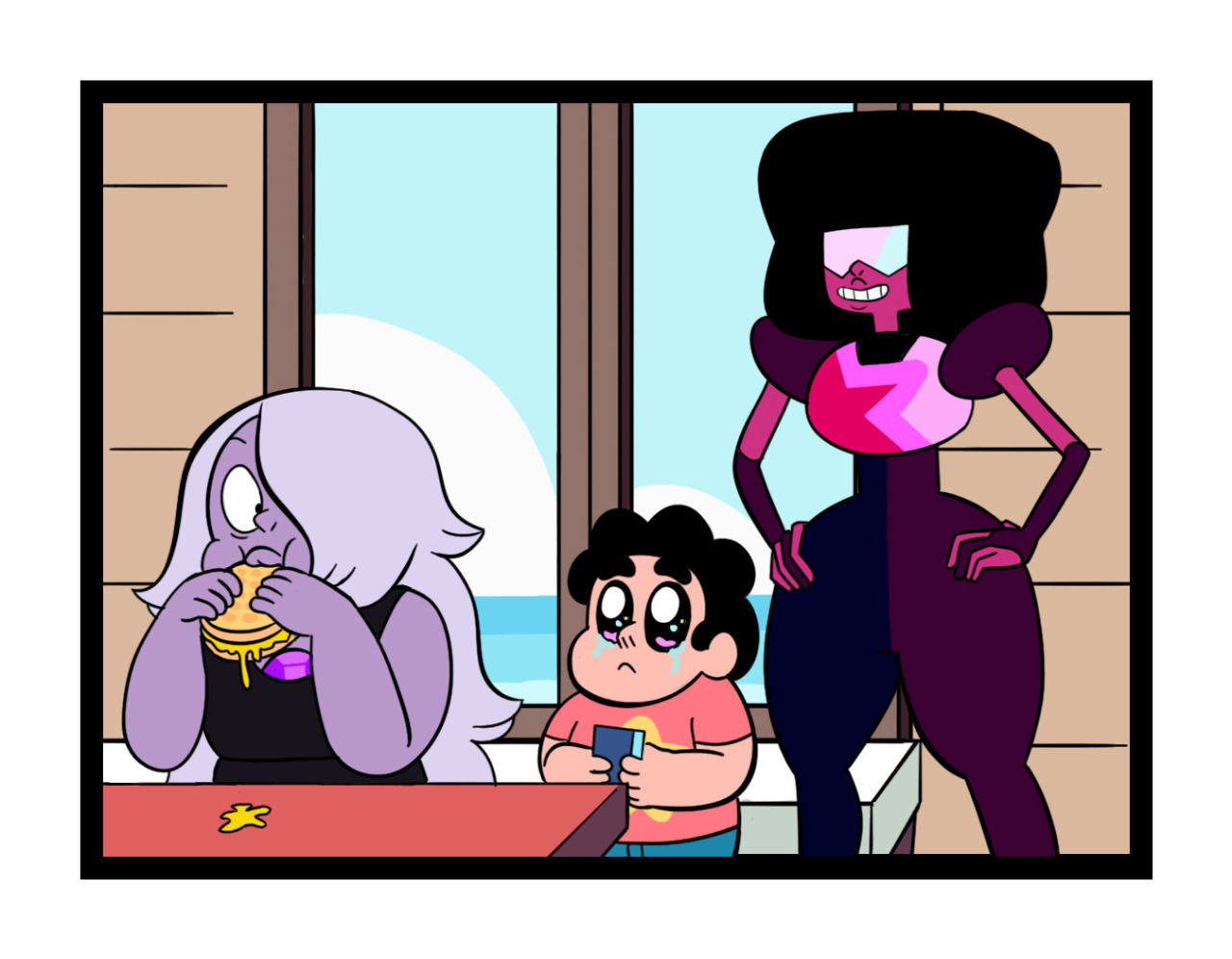 neoduskcomics:  Steven Universe: ShapeshiftyClick to find me on deviantArt.Updates