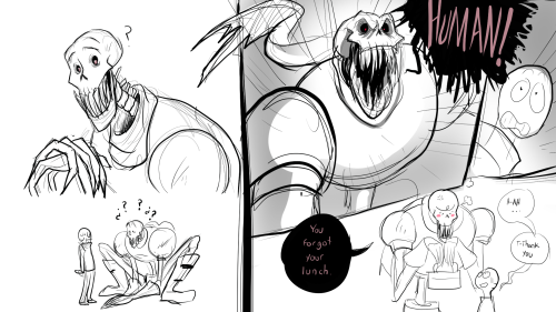 Horror Papy doodles… I guess he is my favorite now.