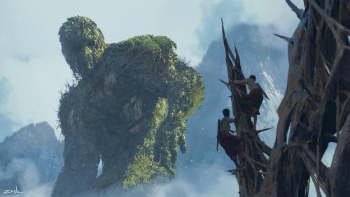 cinemagorgeous:  Forest Giant by artist Eytan Zana.