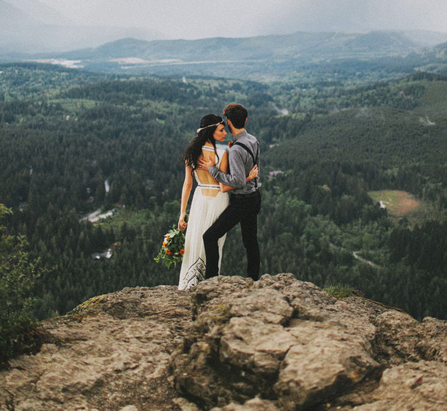 grayskymorning:  A Romantic Elopement in the Woods: Laura + Nick