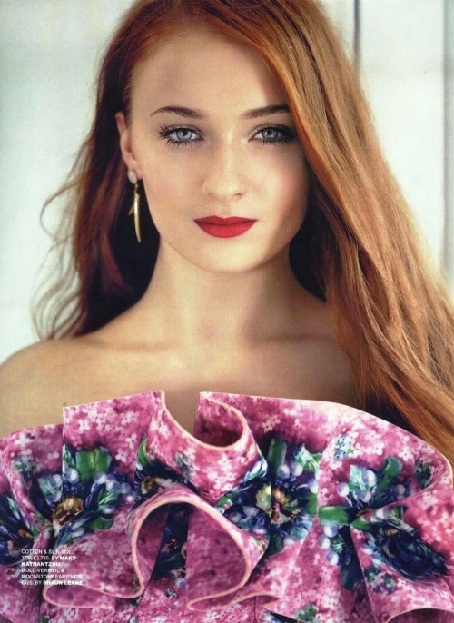 Porn Pics mistertez:  Sophie Turner ~ Tatler UK Magazine