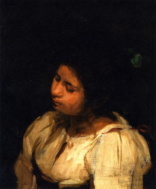 artist-tanner:Sister Sarah, 1882, Henry Ossawa Tanner
