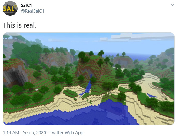 Found a bit of Earth in my friend's world (seed 👇 ) : r/Minecraft
