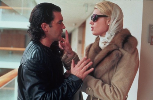 style icon: mincing antonio banderas in femme fatale. he and hank azaria should make a film together