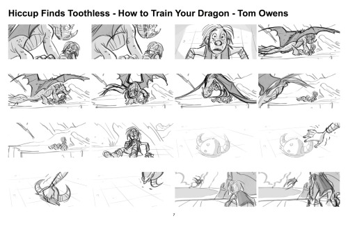 Hiccup Finds Toothless [Storyboard]- How To Train Your DragonTom Owens