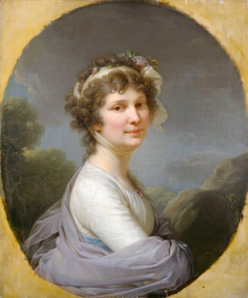 Theresia von Wohlleben by Johann Baptist von Lampi the Elder, 1801