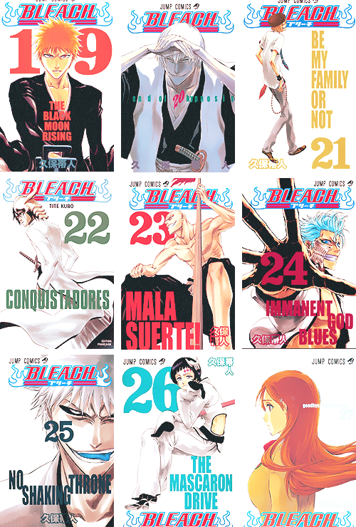 sawamuhra:   sawamuhra-deactivated20170628: bleach volume covers 1-72   