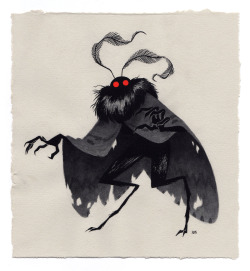 juliancallos:  Merry Christmas from the Mothman!