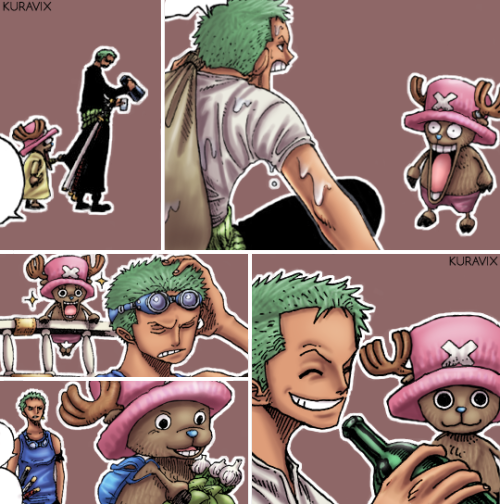 kuravix:  Zoro & Chopper