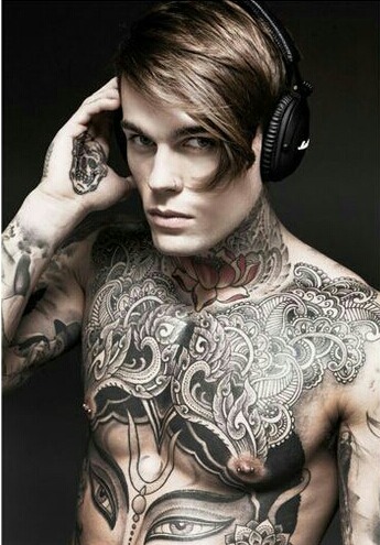 Porn Pics Stephen James. Hot ink and pierced nips,